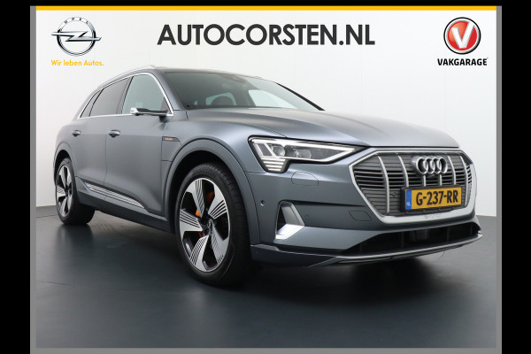 Audi e-tron E-tron 55 Quattro Advanced 95kWh Apple Carplay Android Auto Virtuele buitenspiegels Panorama-dak Adapt.Cruise-Control Navi Ecc L Bang & Olufsen® 4-Zone Airco DAB Matrix-Led Keyless Lmv "20 Bluetooth Tour pakket Niveauregeling