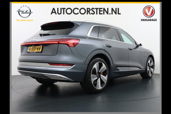 Audi e-tron E-tron 55 Quattro Advanced 95kWh Apple Carplay Android Auto Virtuele buitenspiegels Panorama-dak Adapt.Cruise-Control Navi Ecc L Bang & Olufsen® 4-Zone Airco DAB Matrix-Led Keyless Lmv "20 Bluetooth Tour pakket Niveauregeling