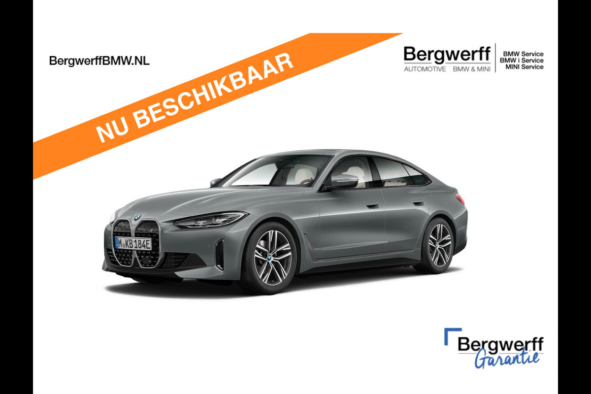 BMW i4 eDrive40 - Dak - Camera - Stoel + Stuurwiel Verwarmd - Leder Interieur