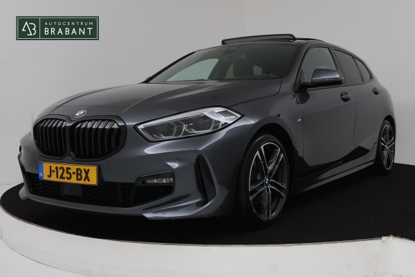 BMW 1-serie 118i High Executive Edition Automaat (PANO, SFEERV, NAVI, LEDER, CRUISE, PDC, STOELV, NL-AUTO, GOED ONDERHOUDEN)