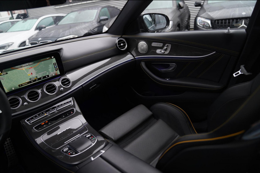 Mercedes-Benz E-Klasse AMG 63 S 4MATIC+ | Schaalstoelen | incl BTW | Panorama | Edition 1 | Gele stiksels | Carbon Edition | ACC