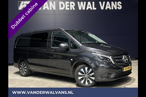 Mercedes-Benz Vito 116 CDI 164pk Automaat **BPM VRIJ voor de Ondernemer** L2H1 Dubbele Cabine Euro6 Fabrieksgarantie Airco | 2x zijdeur | Camera |  2500kg Trekhaak, Android Auto, Cruisecontrol, Parkeersensoren, LED, 5-zits