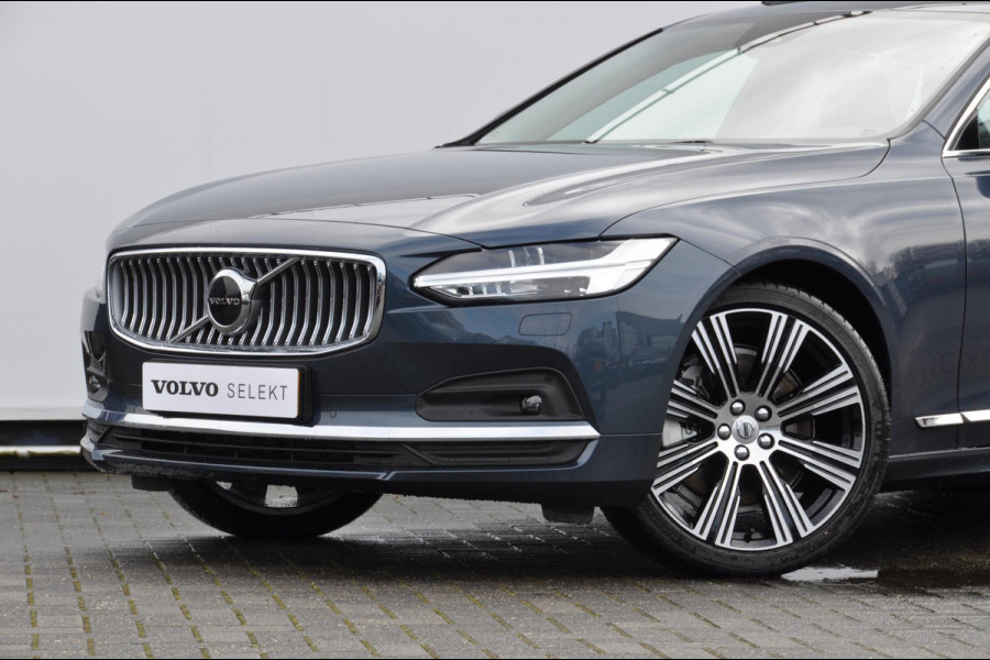 Volvo S90 B5 264PK Automaat Ultimate Bright / Adaptive cruise control/ Parkeersensoren met camera/ Harman Kardon audio, Panoramadak/ Head up display/ BLIS/ Apple carplay/ Leder dashboard