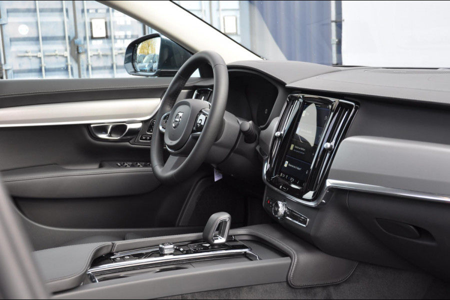 Volvo S90 B5 264PK Automaat Ultimate Bright / Adaptive cruise control/ Parkeersensoren met camera/ Harman Kardon audio, Panoramadak/ Head up display/ BLIS/ Apple carplay/ Leder dashboard