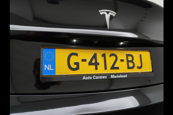 Tesla Model 3 SR+ Standard RWD Plus 325PK AutoPilot 2.5 Leer Premium-l.s. PanoDak Adaptive cruise 18" Camera's Elektr.-Stuur+Stoelen+Spiegels+ cc Navigatiesysteem full map LED-a+v Koplampspoeiers Comfortstoel(en) ACC Dual-ECC DAB Voorverwarmen interieur via App Keyless via Telefoonsleutel One-Pedal-Drive Origin. NLse auto ! 1e eigenaar