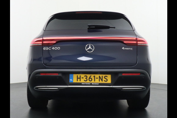 Mercedes-Benz EQC 400 4MATIC 408pk 706Nm Leer Burmester Connect20High Matrix Led 80 kWh El.Klep 19"lm Auto-Pilot Park-Assist Adaptive-Led 360-Came Airbalance pakket Distronic-plus Verkeersbord detectie Uitparkeer waarschuwing Thermatik E-call Keyless Go Comfort pack Rij-assistentiepakket Pre-Safe-pack Zwarte-hemel Zit-comf.pack Distroni Priv.Glass Keyless Chroompakket  84.000,- nieuw Orig.NLse auto ! 1800kg trekvermogen !!