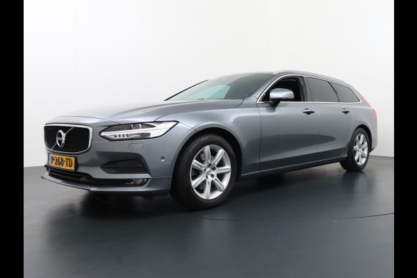 Volvo V90 2.0D Leder + Elek. + Verw. Navi Ecc PDC Bluetooth Trekhaak Road Sign Rec. Lane Assist Speed Sign Ass. Cruise Control Cornering L Zeer Compleet! 1800kg trekvermogen