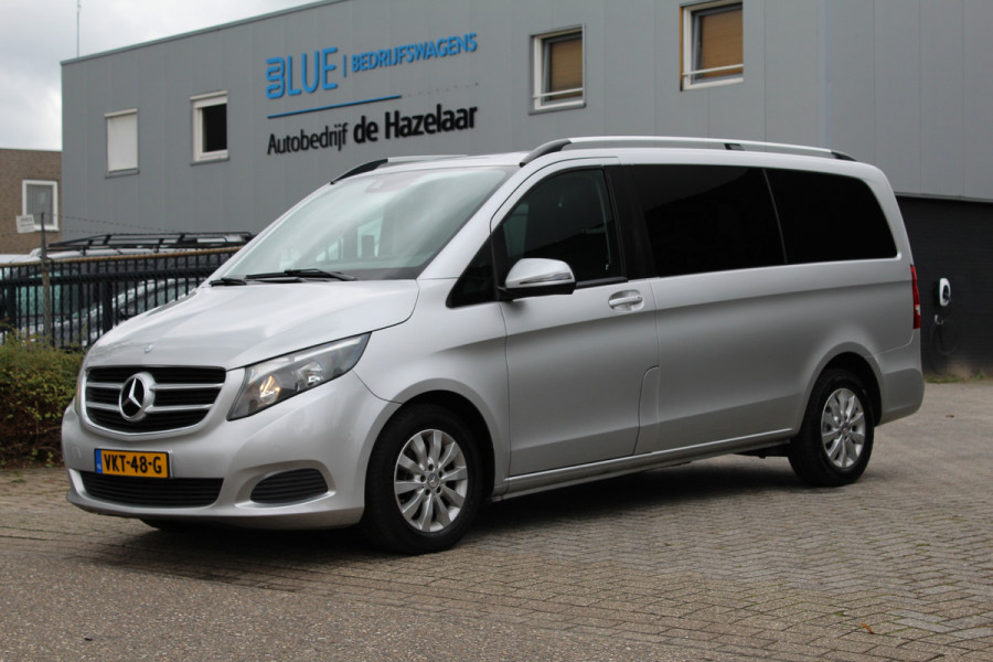 Mercedes-Benz V-Klasse 220d 2.2 CDi Euro6 Automaat Lang L2 Dubbele Cabine DC ✓ airco ✓ camera ✓ navigatie ✓ cruise control