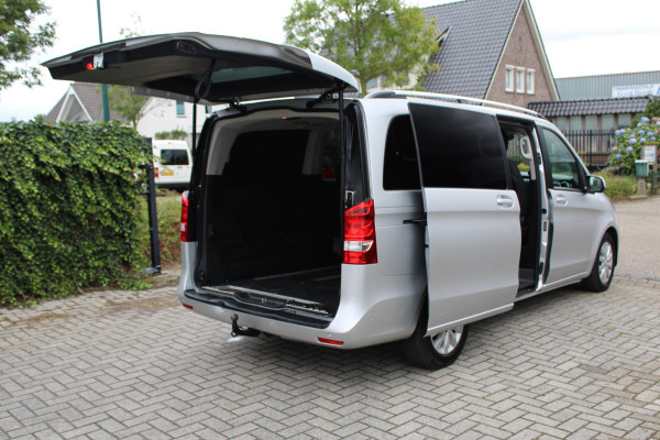 Mercedes-Benz V-Klasse 220d 2.2 CDi Euro6 Automaat Lang L2 Dubbele Cabine DC ✓ airco ✓ camera ✓ navigatie ✓ cruise control