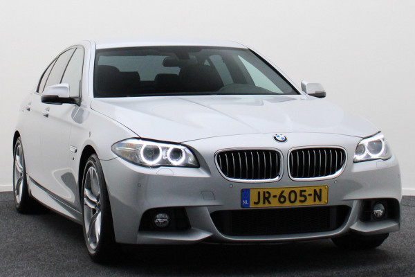 BMW 5 Serie 520i M Sport Edition High Executive Leer, Elektrische Stoelen, Navigatie, Bluetooth, Cruise, Trekhaak, 18''