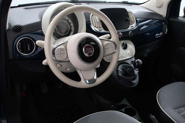 Fiat 500C 1.0 Hybrid Lounge Plus | Navigatie | Apple Carplay/Android Auto | Climate Control | Cruise Control | Parkeersensoren | Lichtmetalen Velgen |