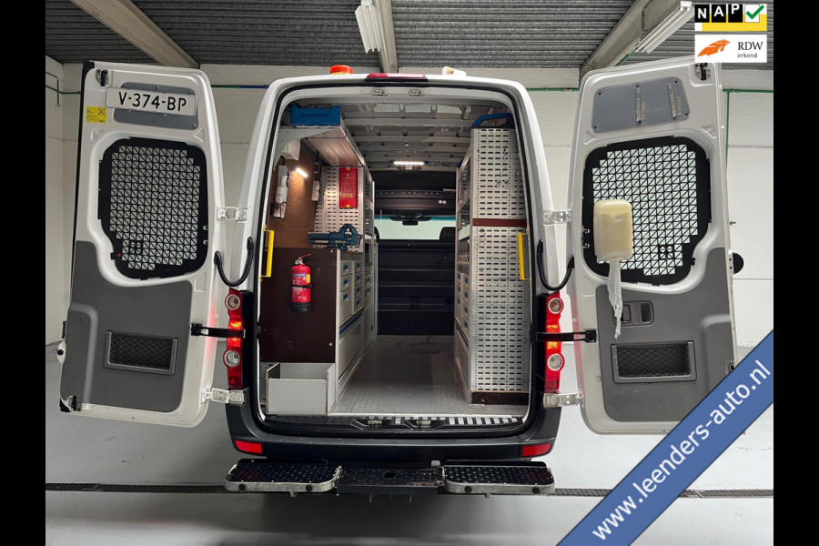 Volkswagen Crafter SERVICEWAGEN 35 2.0 TDI euro6 L2H2 V230 OMVORMER SORTIMO STANDKACHEL TREKHAAK 3500KG RIJKLAARPRIJS