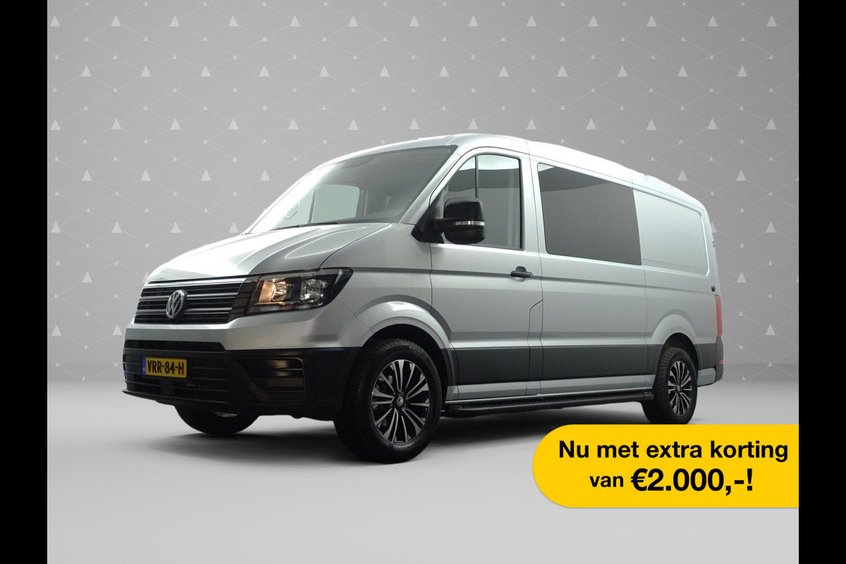 Volkswagen Crafter 35 2.0 TDI L3 Highline DSG Automaat Dubbel Cabine I Euro 6 I Navi I Camera I Massage stoelen I LMV