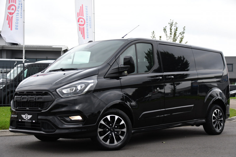 Ford Transit Custom 320 2.0 TDCI L2H1 Sport Camera, Cruise, 185PK, 2 x Schuifdeur, Carplay, Led, Trekhaak, Multimedia, Sensoren, Automaat!