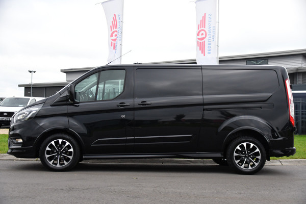 Ford Transit Custom 320 2.0 TDCI L2H1 Sport Camera, Cruise, 185PK, 2 x Schuifdeur, Carplay, Led, Trekhaak, Multimedia, Sensoren, Automaat!