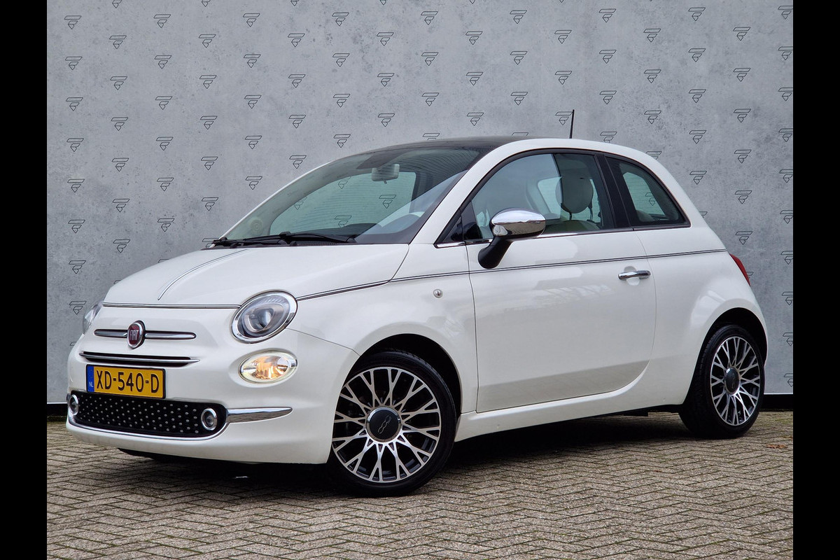 Fiat 500 0.9 TwinAir Turbo Collezione Automaat | Schuif-/Kanteldak | Navi | Airco | 16” Velgen | PDC | Cruise | LED |