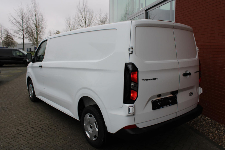 Ford Transit Custom 320 2.0 TDCI L2H1 Trend Nieuw 136pk | Direct leverbaar |  13 inch scherm Apple Carplay/Android Auto | Camera | bestuurdersstoel met bijrijdersbank | reservewiel | LED koplampen | Cruise Control | Frozen White