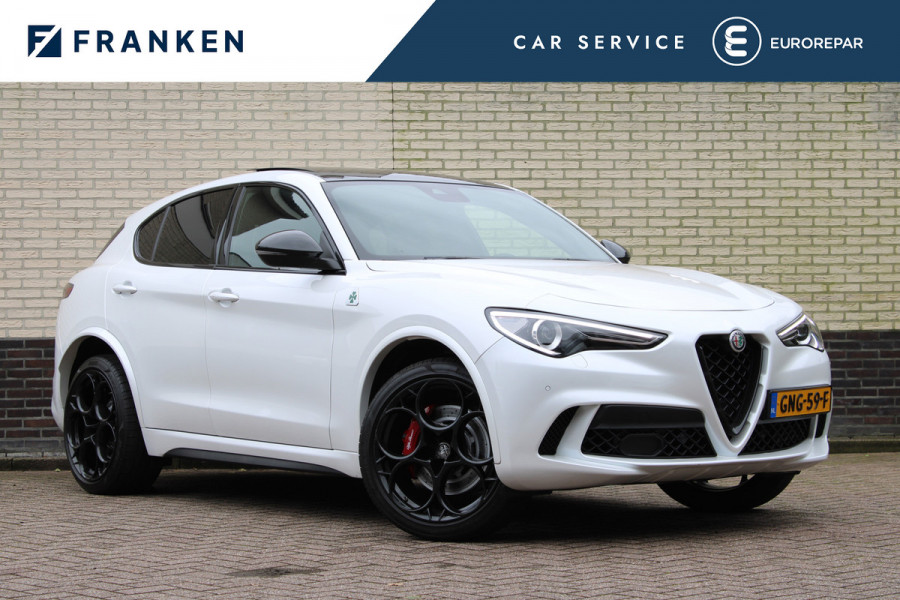 Alfa Romeo Stelvio 2.9 V6 AWD Quadrifoglio 510PK | Full Options | BTW | Bianco Trofeo | Panoramadak | BLIS | Half leder