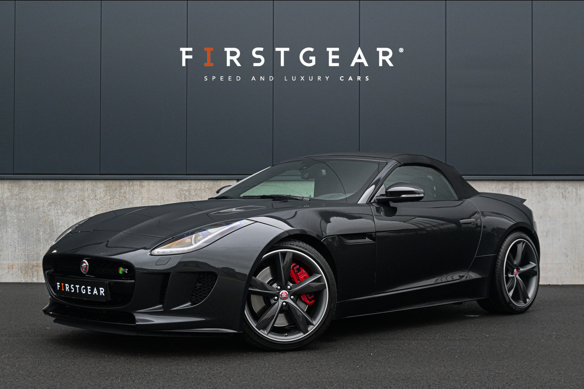 Jaguar F-Type 5.0 V8 R Convertible AWD *Carbon / Sportuitlaat / Keyless Entry / Memory / Performance Seats / Meridian*