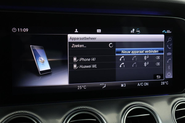 Mercedes-Benz E-Klasse 200d Sport AMG | Adaptive Cruise | Carplay | Leder | Camera | Stoelverwarming | Sfeerverlichting | Navigatie | Park Assist