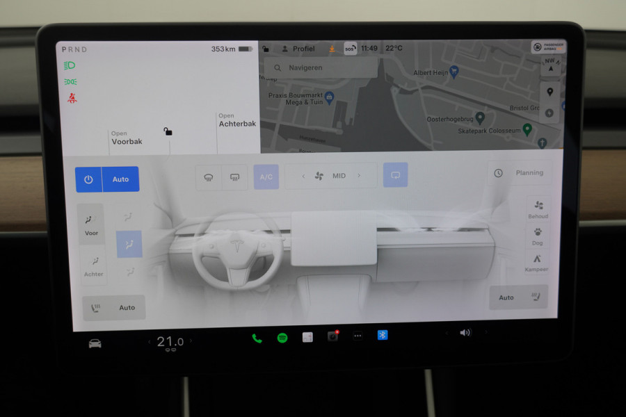 Tesla Model 3 BWJ 2020 351PK Long Range 75 kWh | AWD | LEER | CLIMA | CAMERA A | CARPLAY | NAVI | CRUISE | AUTOPILOOT