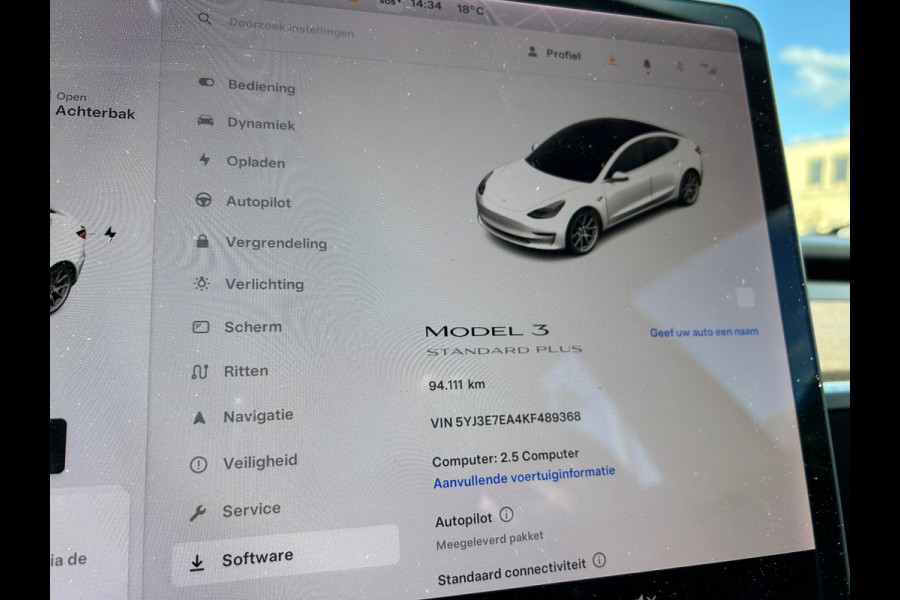 Tesla Model 3 Standard RWD Plus 60 kWh SOH 86% Rijklaarprijs!