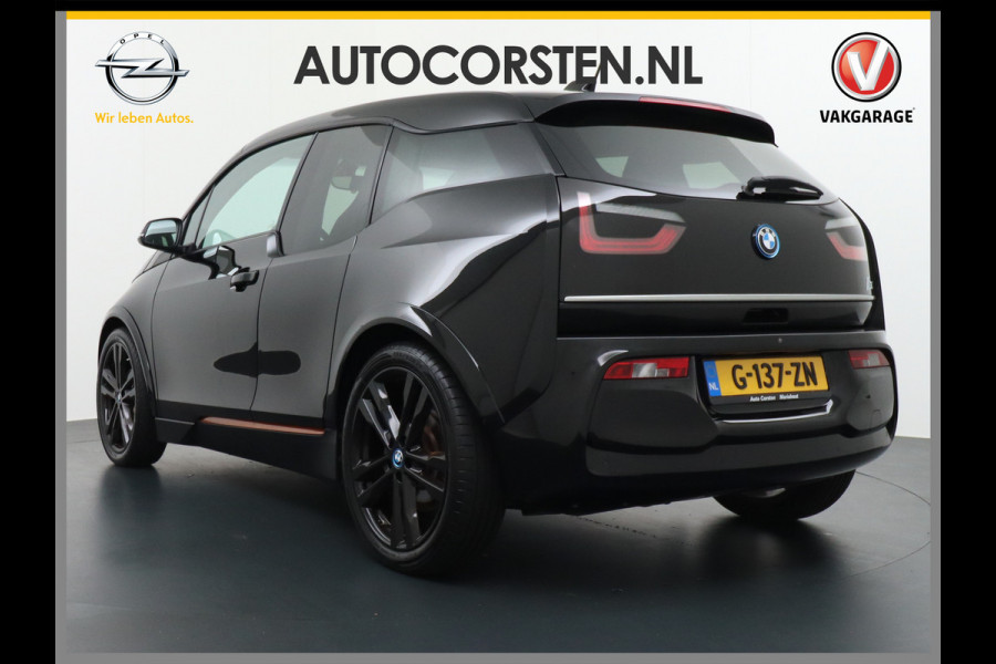 BMW i3 S 120Ah 42kWh Road-Style Edition Navi Ecc Warmtepomp Camera Leder Keyless DAB Regen-Licht Sensor LMV Bluetooth Comfort Access Verwarmde voorstoelen Connected services