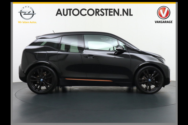 BMW i3 S 120Ah 42kWh Road-Style Edition Navi Ecc Warmtepomp Camera Leder Keyless DAB Regen-Licht Sensor LMV Bluetooth Comfort Access Verwarmde voorstoelen Connected services