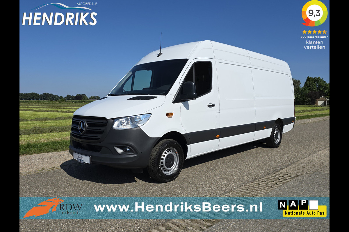 Mercedes-Benz Sprinter 315 CDI L3 H2 RWD - Euro 6 - 150 Pk - Navi - MBUX - ParkeerCamera - StoelVerwarming