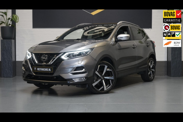 Nissan QASHQAI 1.3 DIG-T Tekna + AUTOMAAT-360 CAMERA-ACC-BOSE-CLIMA-DAB-KEYLESS-LED-LEDER-MEMORY-NAVIGATIE-PANORAMA