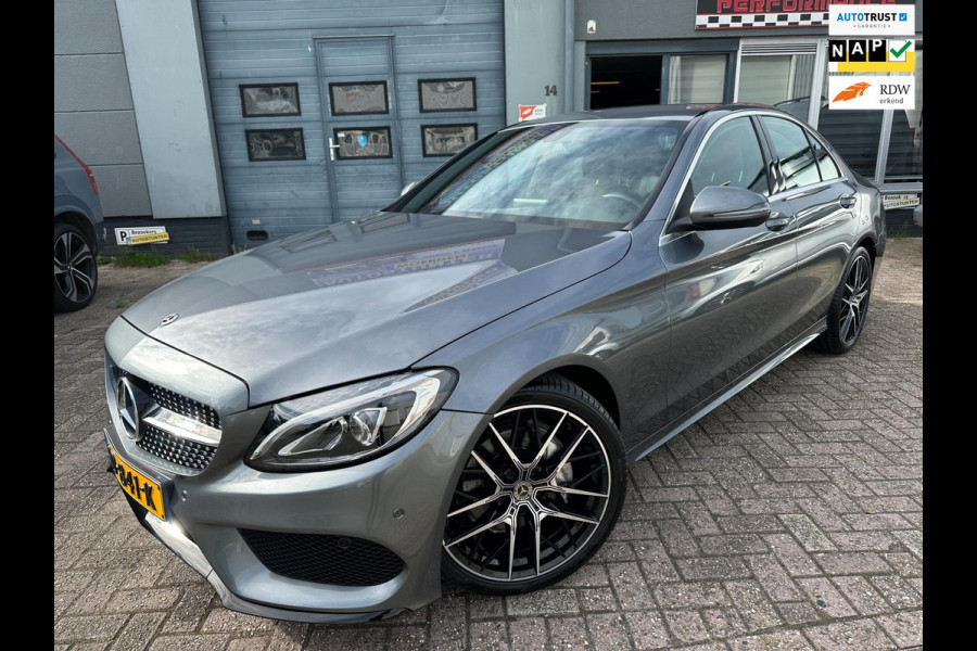 Mercedes-Benz C-Klasse 180 Solution AMG SPORT LEER AUT NAP APPLE CARPLAY LUXE