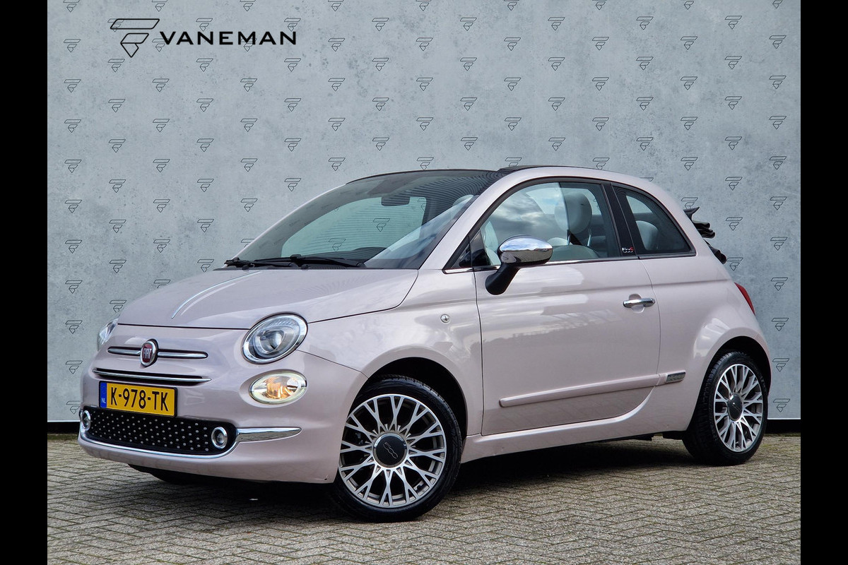 Fiat 500 Cabriolet 1.2 Star | Navi | Clima | Cruise | PDC | Licht- en Regensensor |