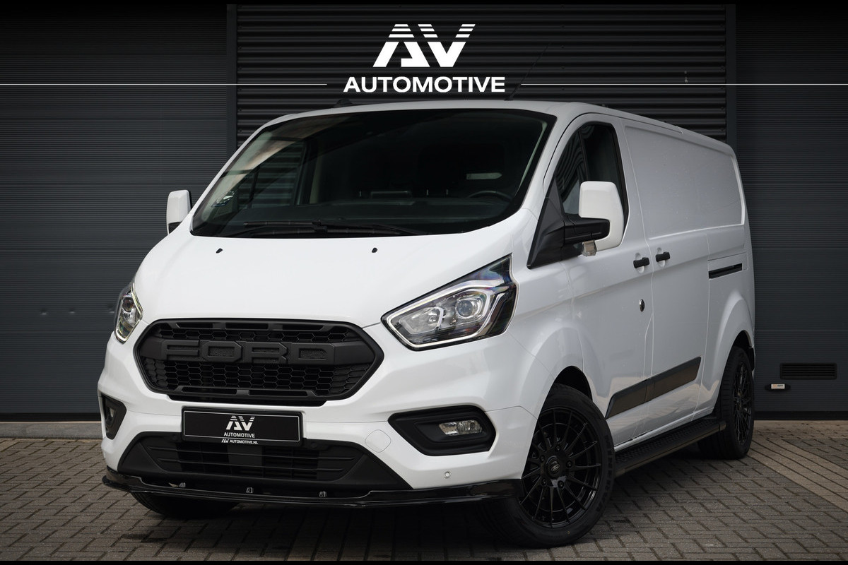 Ford Transit Custom 340 2.0 TDCI AUT L2H1 | L+R Schuifdeur | Navigatie | CarPlay | Raptor Edition | Stoelverwarming | Trekhaak | 3-Zitter | Nieuwe APK | Onderhoudsbeurt