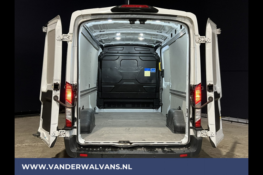 Ford Transit 2.0 TDCI 131pk L3H2 Euro6 Airco | Camera | Navigatie | Apple Carplay Cruisecontrol, LED, Parkeersensoren, Stoelverwarming, Verwarmde voorruit, Bijrijdersbank