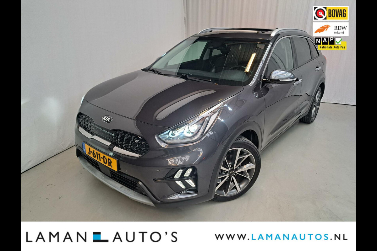 Kia Niro 1.6 GDi 141pk Hybrid ExecutiveLine Aut. | Open dak Leder CarPlay JBL ECC Nav ACC 18" LMV LED Camera Metallic BLIS | Hybrid Voors