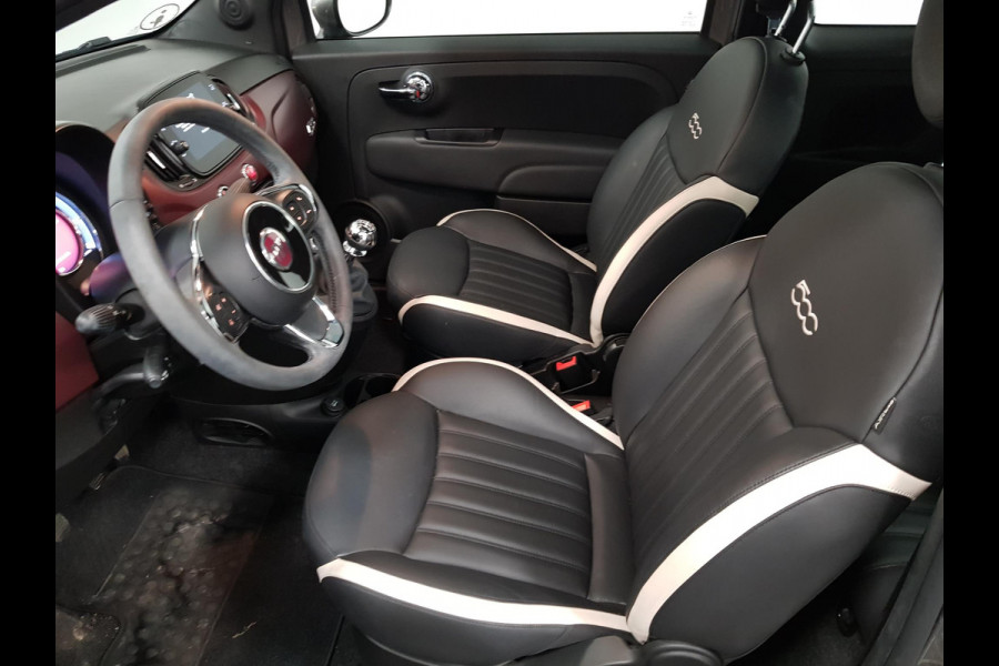 Fiat 500 1.0 Hybrid Lounge Plus | Navigatie | Cruise Control | Digitale Cockpit | Panoramadak | Lederen Bekleding | Parkeersensoren Achter |