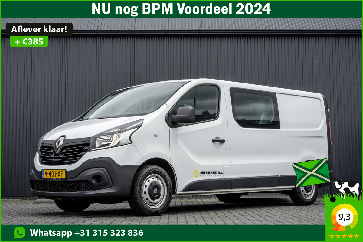 Renault Trafic 1.6 dCi L2H1 | 6-Persoons | Euro 6 | Cruise | Airco | DC