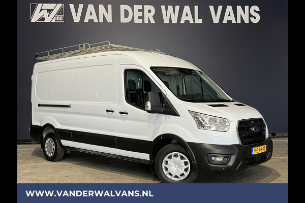 Ford Transit 2.0 TDCI 131pk L3H2 Euro6 Airco | Trekhaak | Imperiaal | Cruisecontrol LED, Trap, Parkeersensoren, Bijrijdersbank