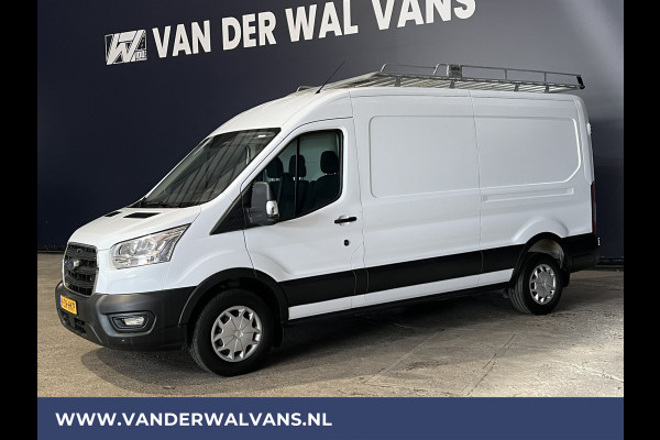 Ford Transit 2.0 TDCI 131pk L3H2 Euro6 Airco | Trekhaak | Imperiaal | Cruisecontrol LED, Trap, Parkeersensoren, Bijrijdersbank