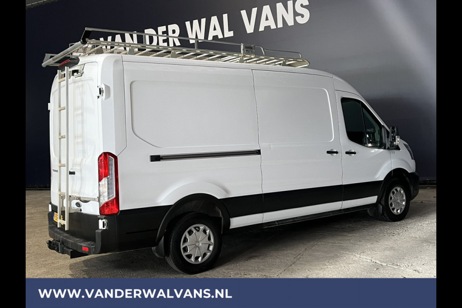 Ford Transit 2.0 TDCI 131pk L3H2 Euro6 Airco | Trekhaak | Imperiaal | Cruisecontrol LED, Trap, Parkeersensoren, Bijrijdersbank