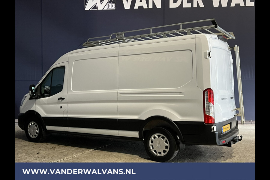 Ford Transit 2.0 TDCI 131pk L3H2 Euro6 Airco | Trekhaak | Imperiaal | Cruisecontrol LED, Trap, Parkeersensoren, Bijrijdersbank