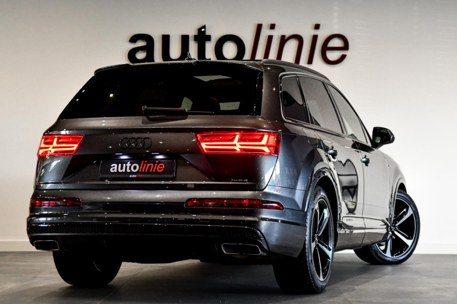 Audi Q7 3.0 TDI quattro 3x S-Line. Pano, Softcl, Luchtv, Matrix, Keyless, Bose, Dodeh, Trekhaak, Camera, Sfeer!