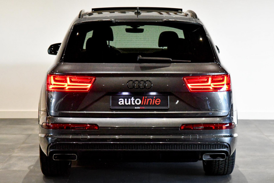 Audi Q7 3.0 TDI quattro 3x S-Line. Pano, Softcl, Luchtv, Matrix, Keyless, Bose, Dodeh, Trekhaak, Camera, Sfeer!