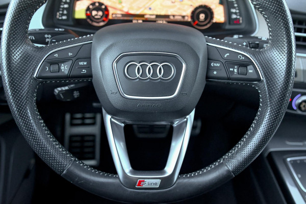 Audi Q7 3.0 TDI quattro 3x S-Line. Pano, Softcl, Luchtv, Matrix, Keyless, Bose, Dodeh, Trekhaak, Camera, Sfeer!