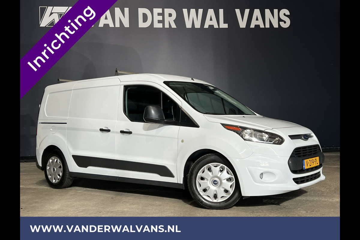 Ford Transit Connect 1.5 TDCI 101pk L2H1 inrichting Euro6 Airco | 3-Zits | Navigatie | Trekhaak | Camera Cruisecontrol, Parkeersensoren, Bijrijdersbank