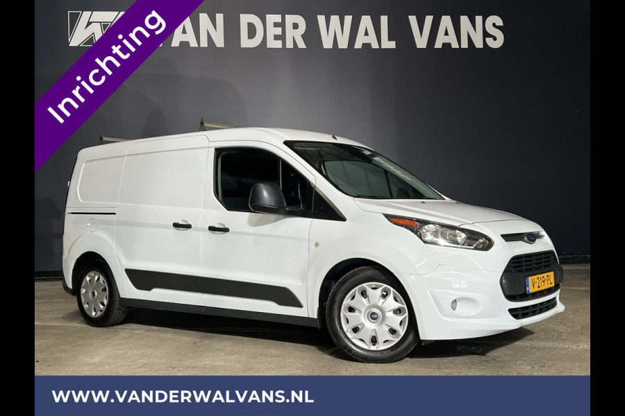 Ford Transit Connect 1.5 TDCI 101pk L2H1 inrichting Euro6 Airco | 3-Zits | Navigatie | Trekhaak | Camera Cruisecontrol, Parkeersensoren, Bijrijdersbank