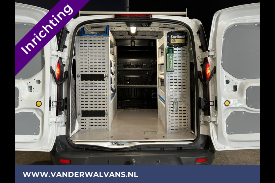 Ford Transit Connect 1.5 TDCI 101pk L2H1 inrichting Euro6 Airco | 3-Zits | Navigatie | Trekhaak | Camera Cruisecontrol, Parkeersensoren, Bijrijdersbank