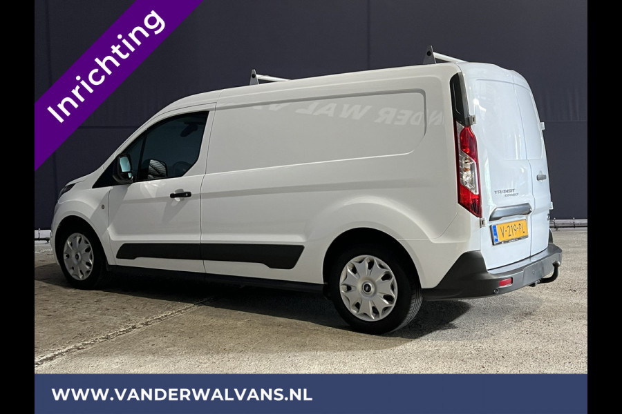 Ford Transit Connect 1.5 TDCI 101pk L2H1 inrichting Euro6 Airco | 3-Zits | Navigatie | Trekhaak | Camera Cruisecontrol, Parkeersensoren, Bijrijdersbank