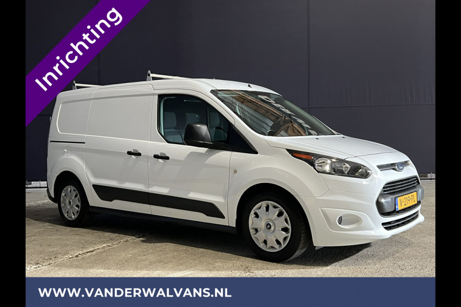 Ford Transit Connect 1.5 TDCI 101pk L2H1 inrichting Euro6 Airco | 3-Zits | Navigatie | Trekhaak | Camera Cruisecontrol, Parkeersensoren, Bijrijdersbank