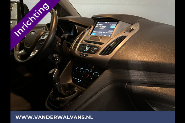 Ford Transit Connect 1.5 TDCI 101pk L2H1 inrichting Euro6 Airco | 3-Zits | Navigatie | Trekhaak | Camera Cruisecontrol, Parkeersensoren, Bijrijdersbank